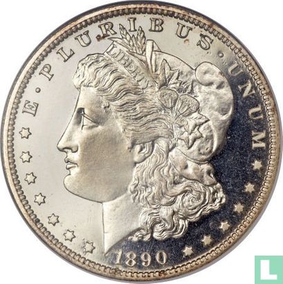 Verenigde Staten 1 dollar 1890 (zonder letter) - Afbeelding 1