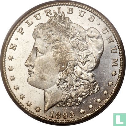 Vereinigte Staaten 1 Dollar 1893 (CC) - Bild 1
