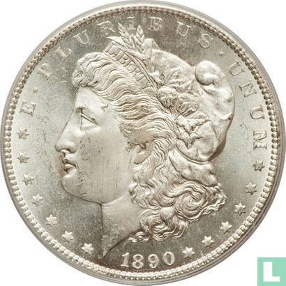 Verenigde Staten 1 dollar 1890 (CC - type 1) - Afbeelding 1