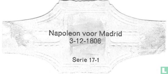 Napoleon voor Madrid 3-12-1808 - Afbeelding 2