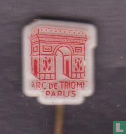 Arc de Triomf Parijs [rood op wit]