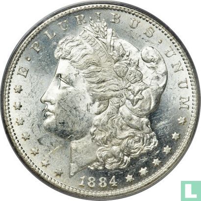 Verenigde Staten 1 dollar 1884 (S) - Afbeelding 1
