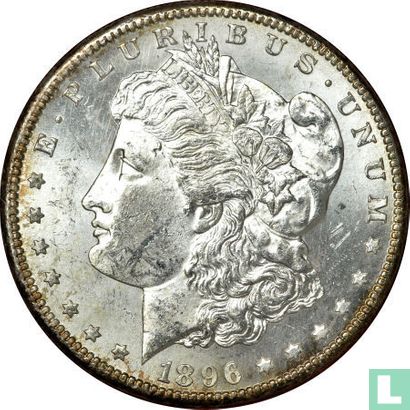 Verenigde Staten 1 dollar 1896 (S) - Afbeelding 1
