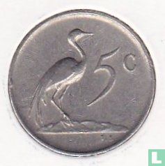 Afrique du Sud 5 cents 1969 (SUID-AFRIKA) - Image 2