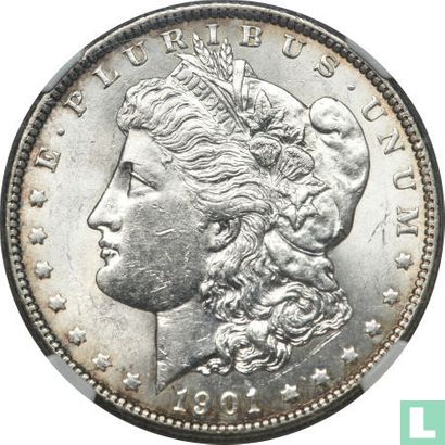 Verenigde Staten 1 dollar 1901 (zonder letter - type 2) - Afbeelding 1