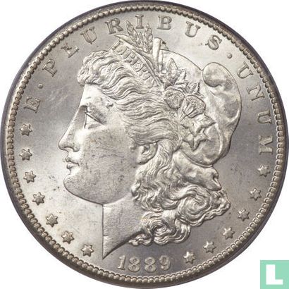 United States 1 dollar 1889 (CC) - Image 1