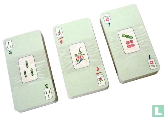 Mah Jongg kaarten Winner Brand in liggend rood doosje - Image 3