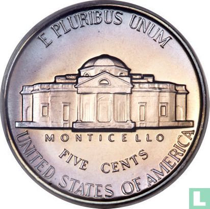 Verenigde Staten 5 cents 1940 (zonder letter - keerzijde van 1938) - Afbeelding 2