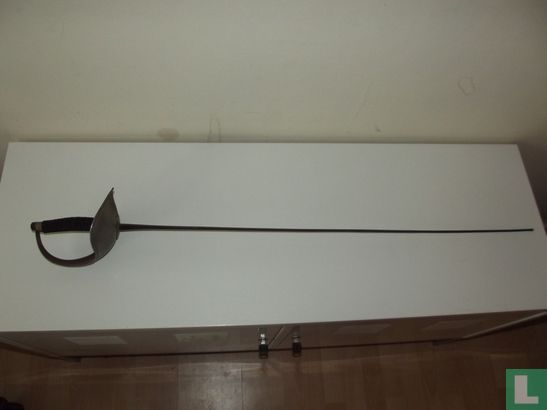 Antiek scherm zwaard - Image 1