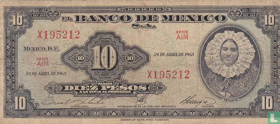 10 pesos - Afbeelding 1