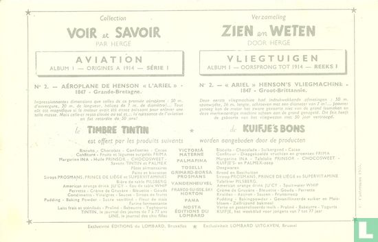 Chromo's "Vliegtuigen" Album I - Oorsprong tot 1914 - Reeks I - Afbeelding 2