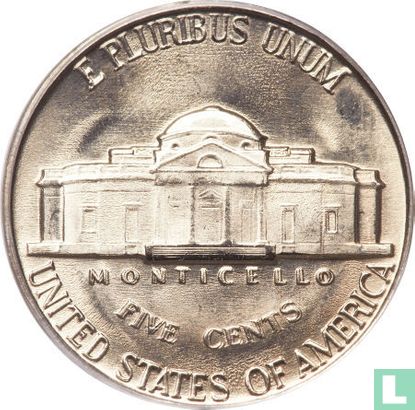 Vereinigte Staaten 5 Cent 1939 (doppelte Monticello) - Bild 2