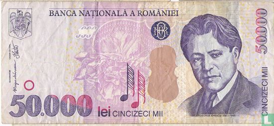 Romania 50,000 Lei 2000 - Image 1