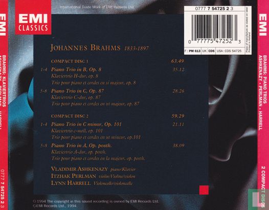 Brahms Klaviertrios  - Afbeelding 2