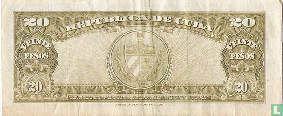 Cuba 20 Pesos - Image 2