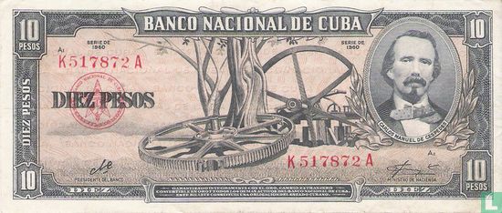 Kuba 10 Pesos   - Bild 1