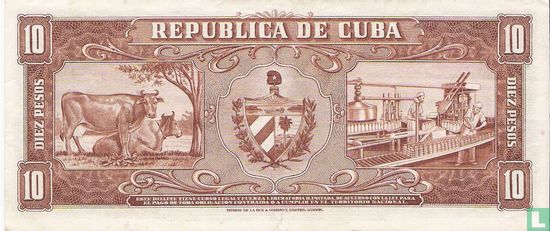 Cuba 10 Pesos   - Afbeelding 2