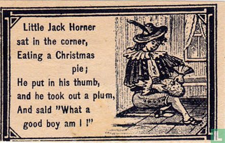 Little Jack Horner ...