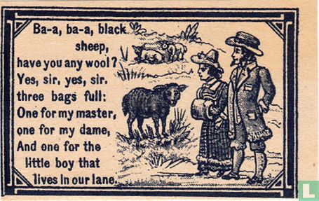 Ba-a, ba-a, black sheep, ...