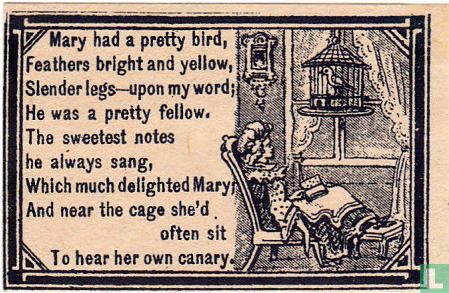 Mary had a pretty bird ...