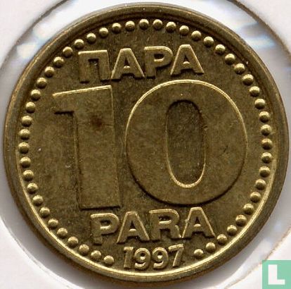 Yugoslavia 10 para 1997 - Image 1