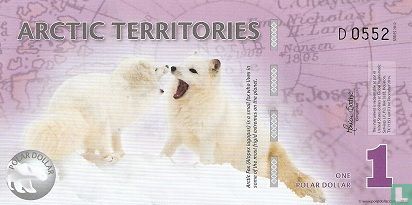 Arctic Territories 1 Polar Dollar 2011 - Afbeelding 1