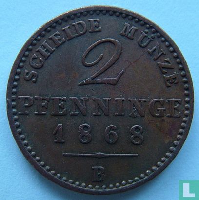 Pruisen 2 pfenninge 1868 (B) - Afbeelding 1