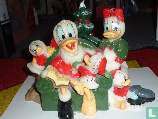 Kaars Donald Duck als kerstman - Afbeelding 1