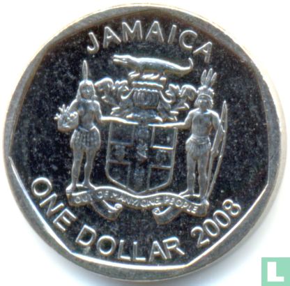 Jamaika 1 Dollar 2008 (Typ 2) - Bild 1