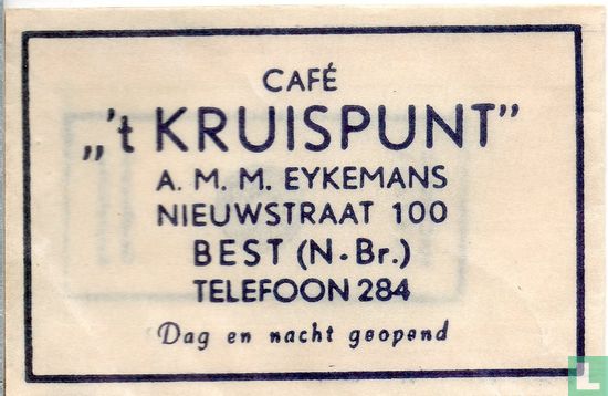 Café " 't Kruispunt" - Afbeelding 1