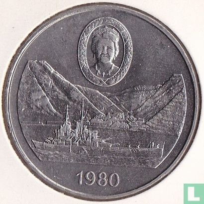St. Helena 25 Pence 1980 "80th birthday of Queen Mother" - Bild 1