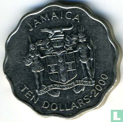 Jamaica 10 dollars 2000 - Afbeelding 1