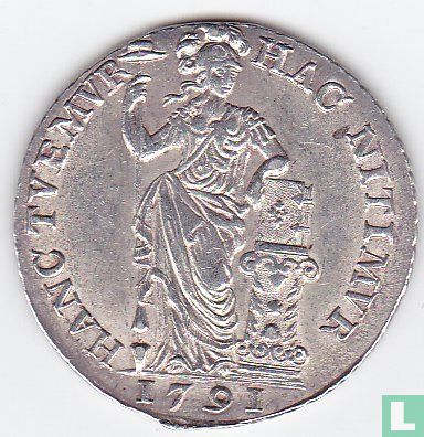 Holland 1 gulden 1791 - Image 1
