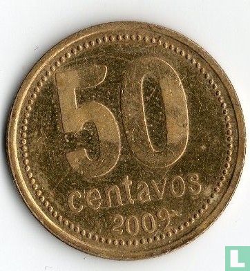 Argentine 50 centavos 2009 (type 1) - Image 1