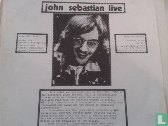 John Sebastian Live - Bild 1
