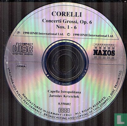 Corelli : concerti grossi op. 6 ns. 1-6 - Afbeelding 3