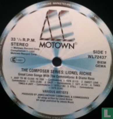 The Composer: Great Lovesongs with The Commodores and Diana Ross - Afbeelding 3