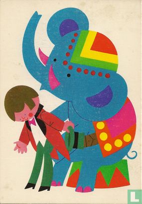 voor het kind-jongen met olifant