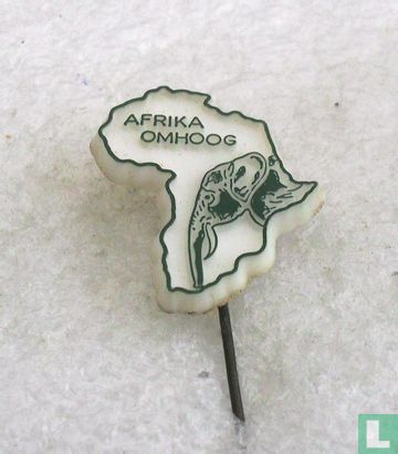 Afrika omhoog (elephant) [green]