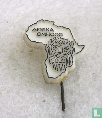 Afrika omhoog (lion) [black]