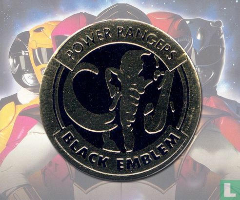 Power Rangers schwarz Emblem - Bild 1