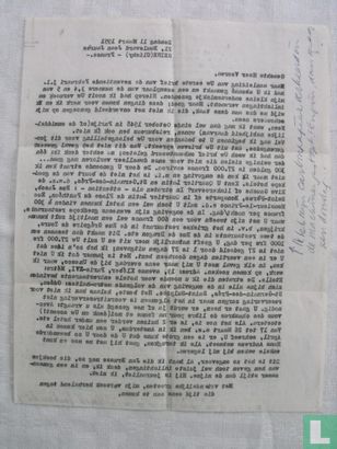 Originele brief van Simon Vinkenoog aan J.A. Vooren. 11 maart 1951 - Afbeelding 2