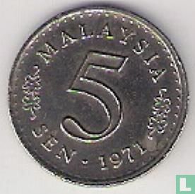 Malaisie 5 sen 1971 - Image 1