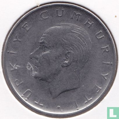 Turkije 1 lira 1967 (8 g) - Afbeelding 2