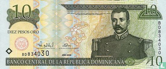 Dominicaanse Republiek 10 Pesos Oro 2000 - Afbeelding 1