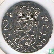 Nederland 2½ gulden 1972 (misslag) - Afbeelding 1