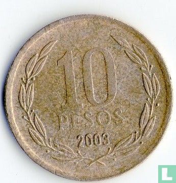 Chili 10 pesos 2003 - Image 1