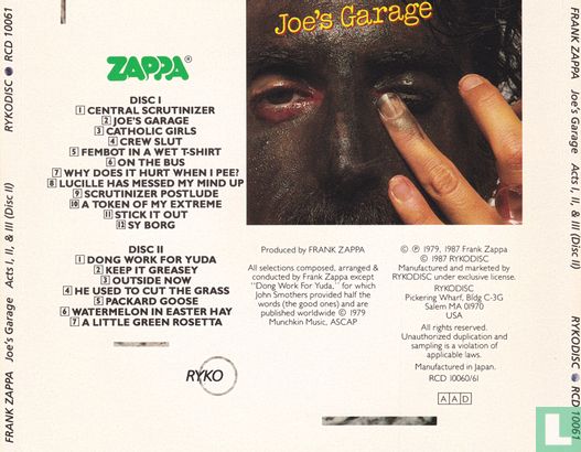 Joe's Garage Acts I,II, & III - Image 2