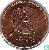 Fiji 2 cents 1990 - Image 2