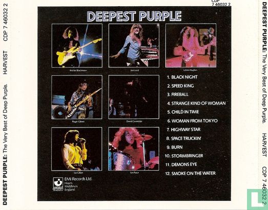 Deepest Purple: The Very Best Of Deep Purple - Afbeelding 2